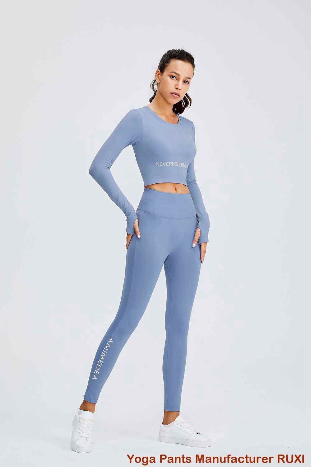 көк түстөгү машыгуу шымдары RUXI